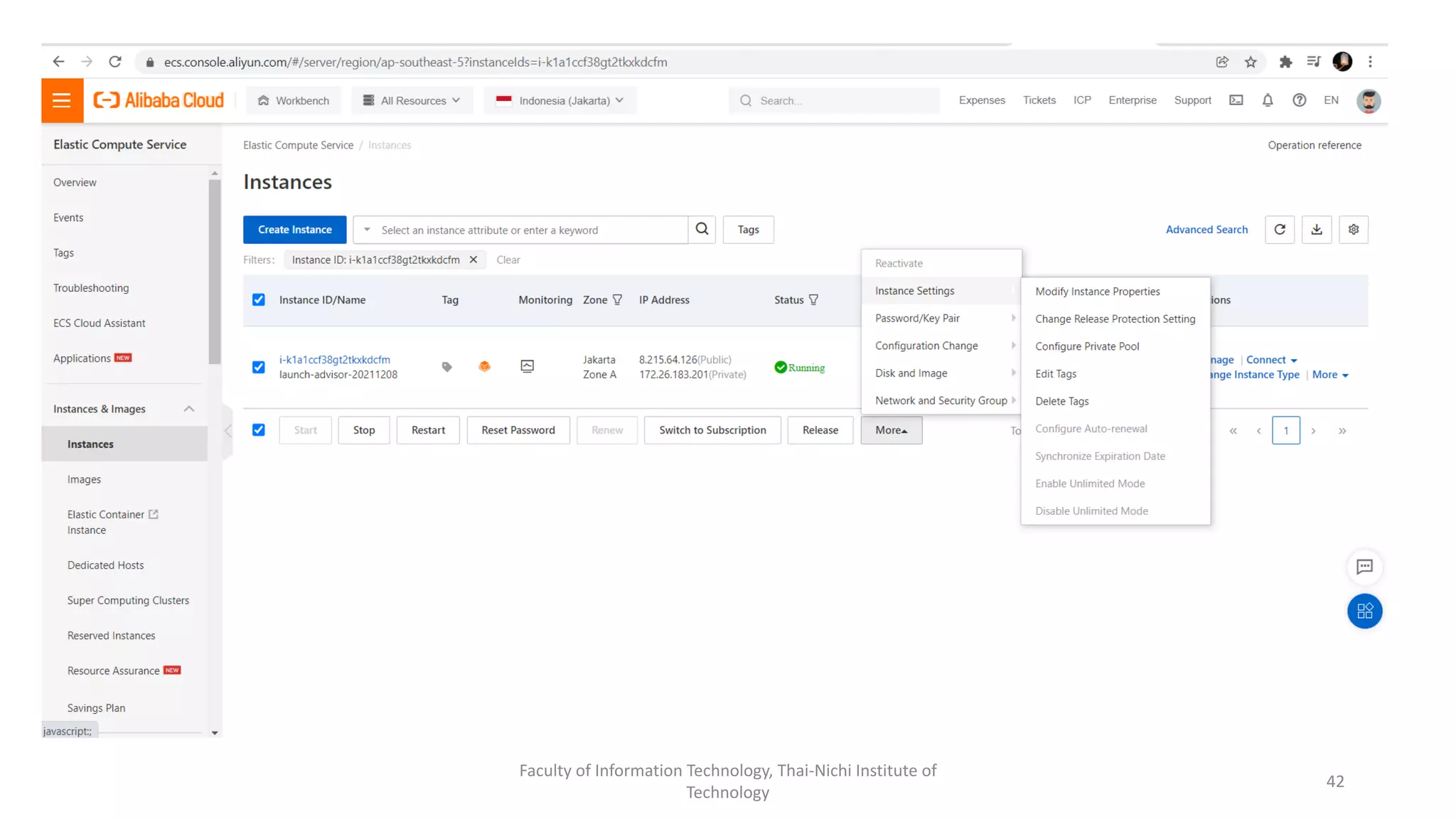 Faculty of Information Technology, Thai-Nichi Institute of
Technology
42
 