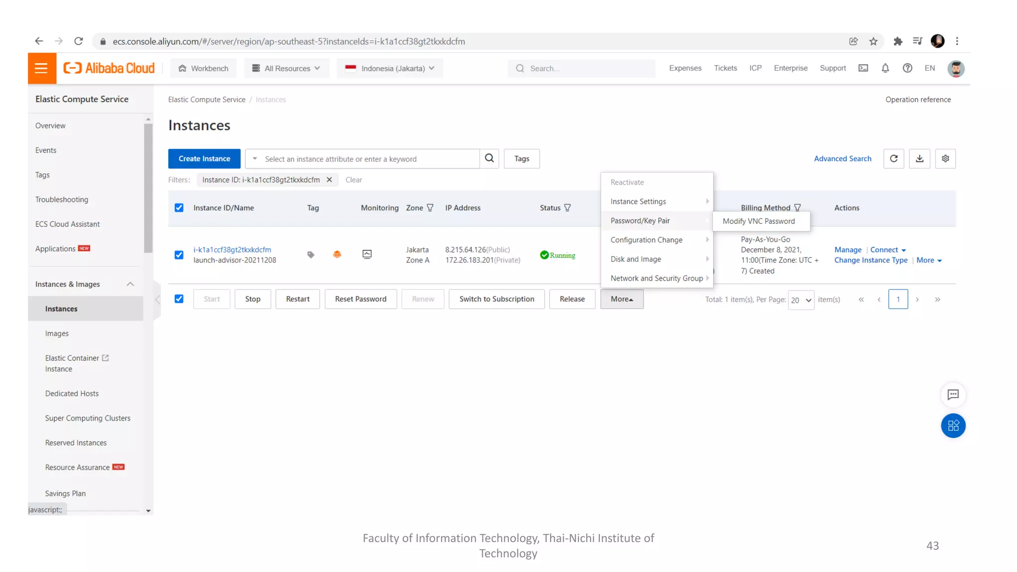 Faculty of Information Technology, Thai-Nichi Institute of
Technology
43
 
