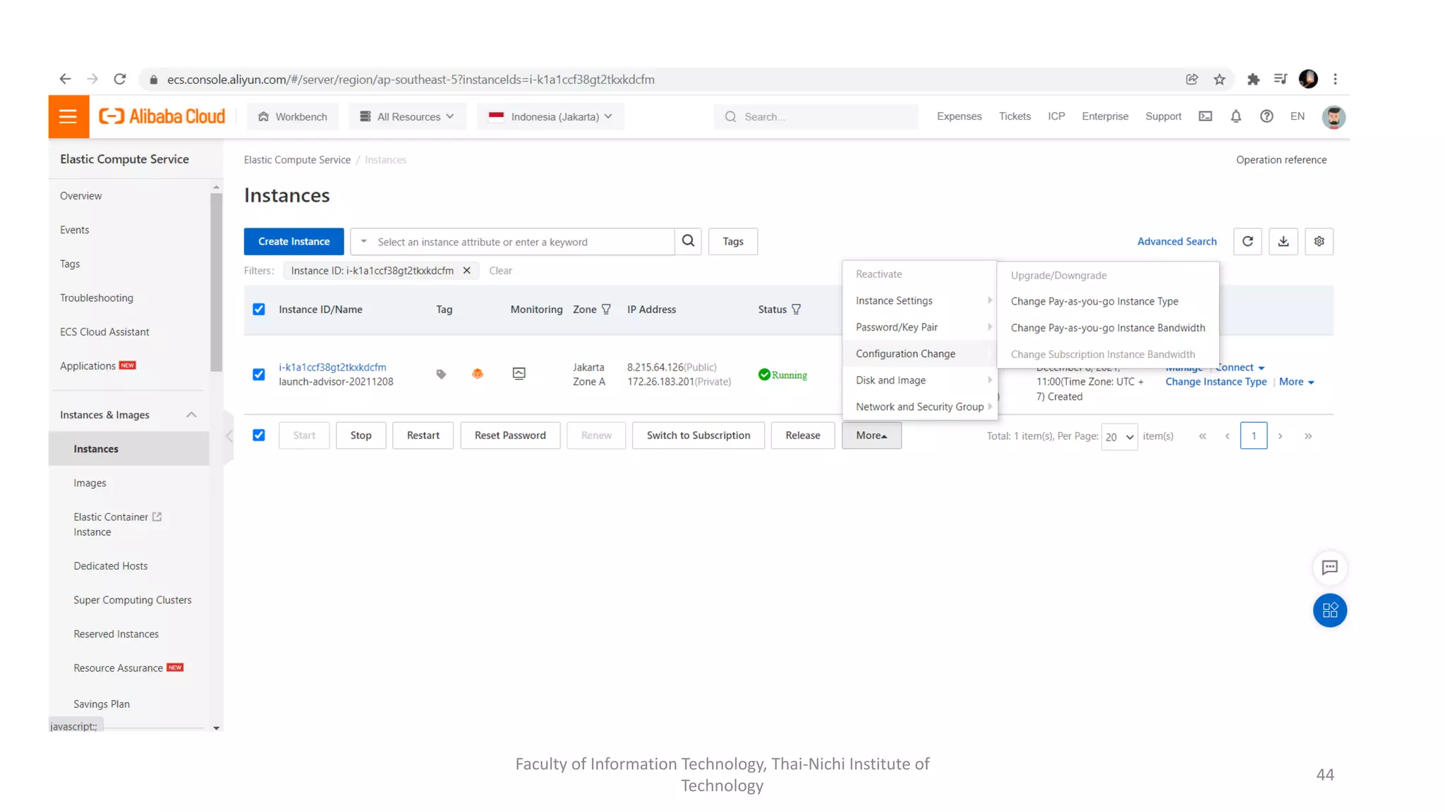 Faculty of Information Technology, Thai-Nichi Institute of
Technology
44
 