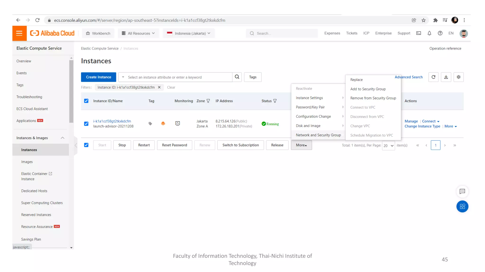 Faculty of Information Technology, Thai-Nichi Institute of
Technology
45
 