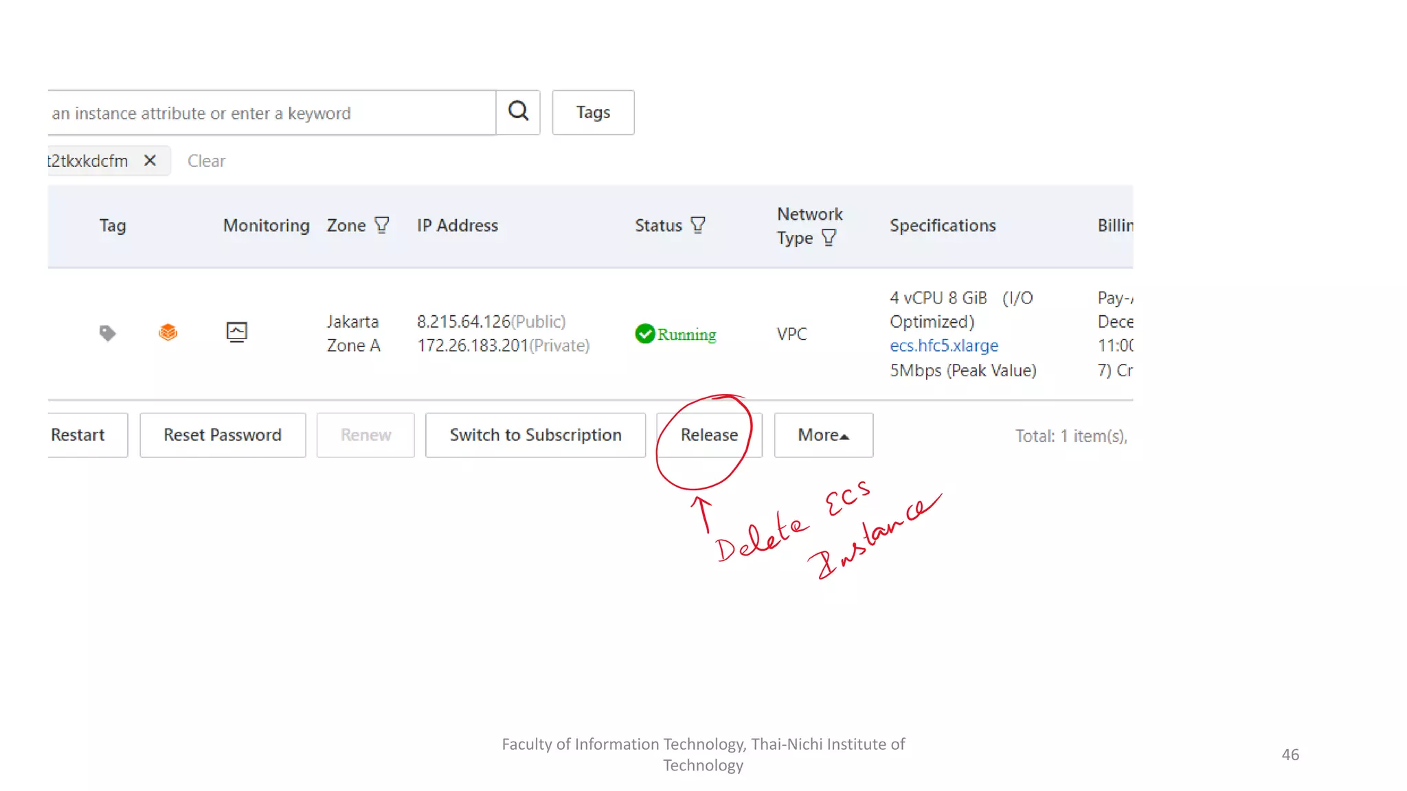 Faculty of Information Technology, Thai-Nichi Institute of
Technology
46
 