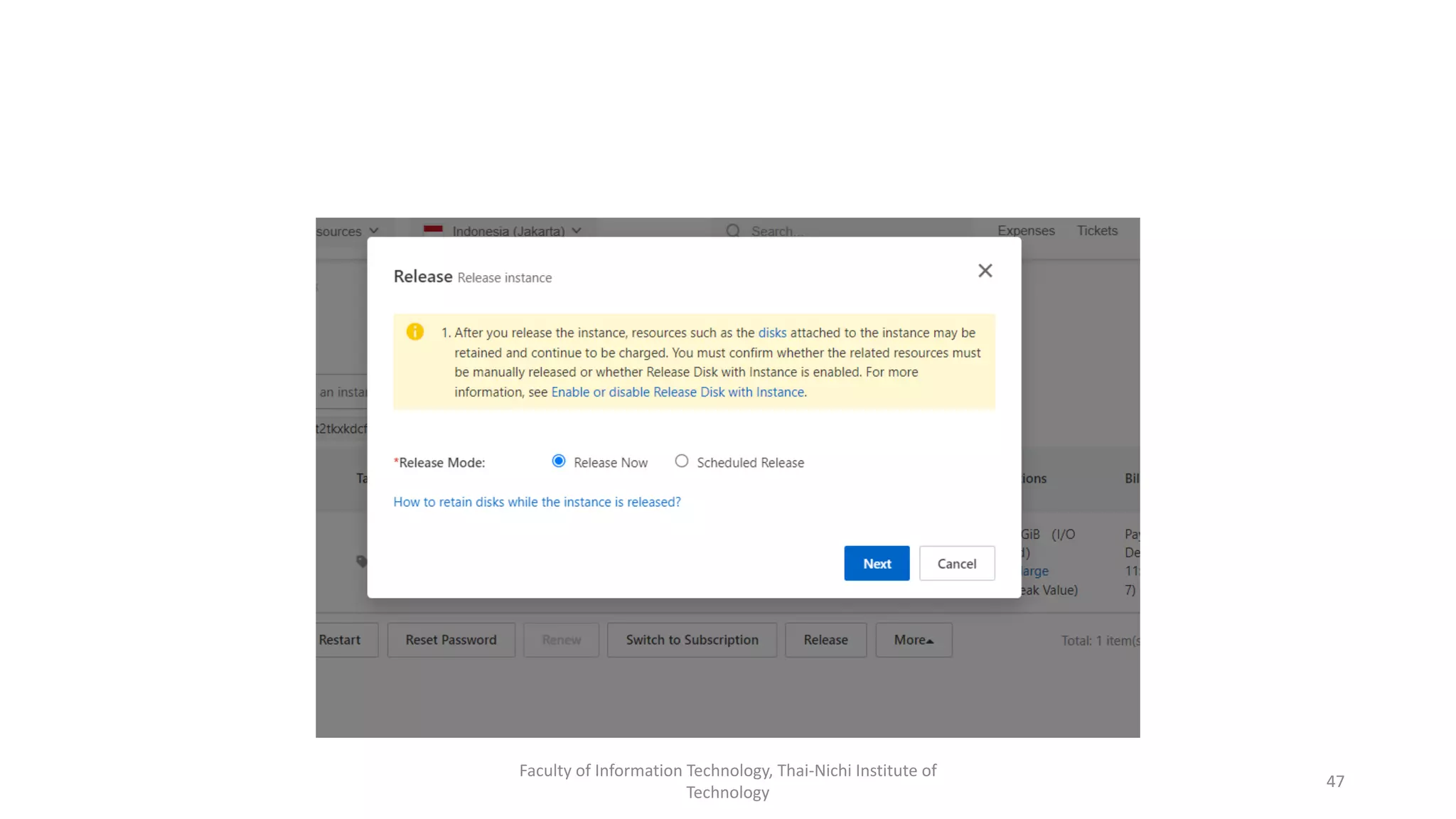 Faculty of Information Technology, Thai-Nichi Institute of
Technology
47
 