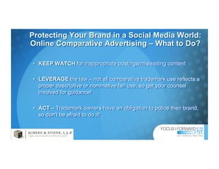 Protecting Your Brand in a Social Media World | PPT
