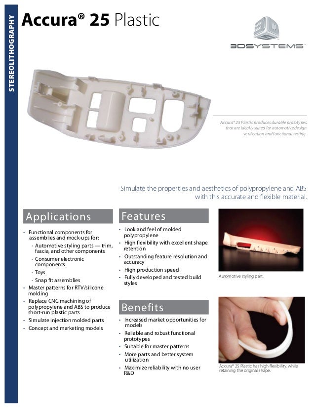 Accura 25 Sla | Accura 25 plastic – SSMSR