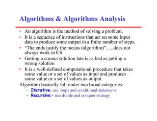 Comprehensive Introduction to Data Structures and Algorithm Analysis | PDF