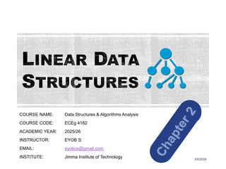 Comprehensive Guide to Linear Data Structures in Data Structures ...