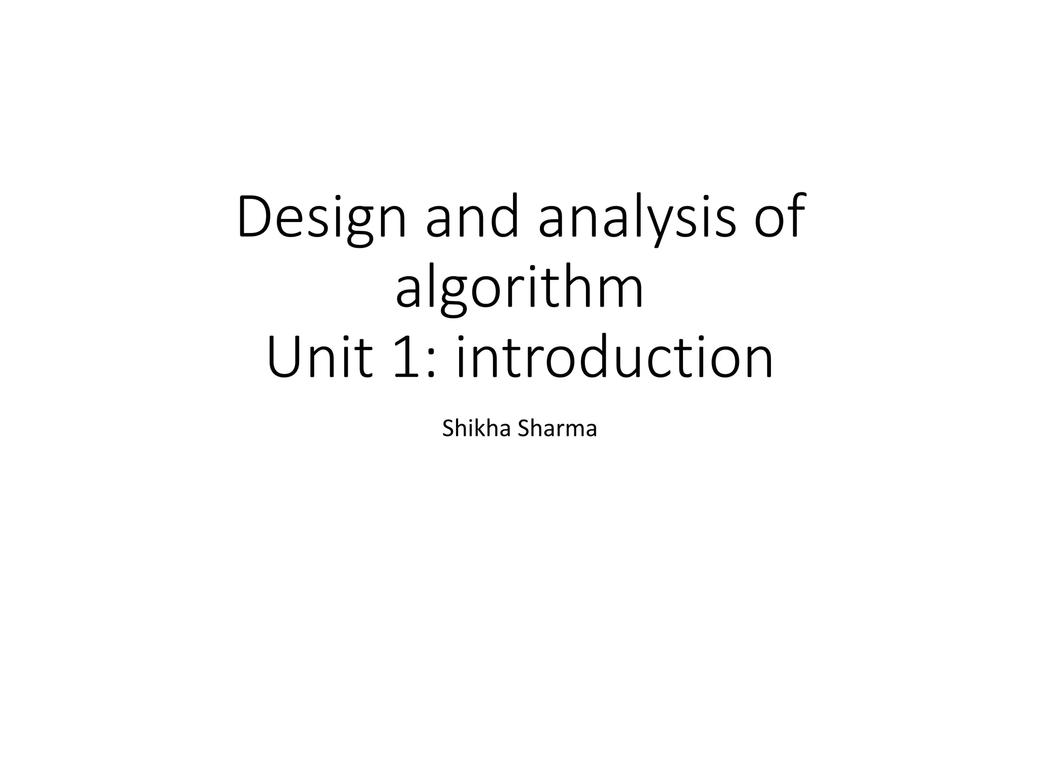 DSA Complexity.pptx What is Complexity Analysis? What is the need for ...