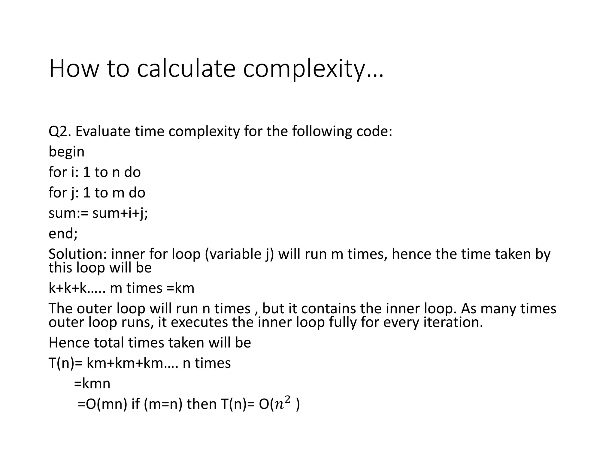 DSA Complexity.pptx What is Complexity Analysis? What is the need for ...