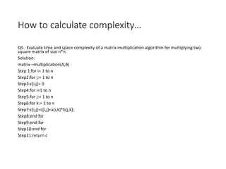 DSA Complexity.pptx What is Complexity Analysis? What is the need for ...