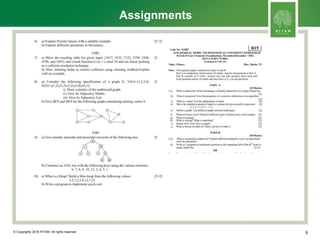 © Copyrights 2018 HITAM. All rights reserved. 9
Assignments
 