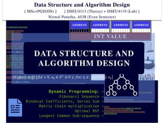 Dynamic Programming and Numerical Solutions in Algorithm Design | PDF