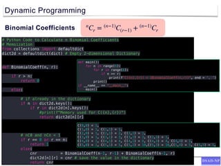 Dynamic Programming and Numerical Solutions in Algorithm Design | PDF