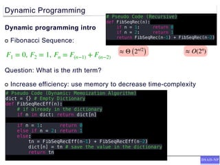 Dynamic Programming and Numerical Solutions in Algorithm Design | PDF