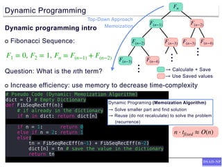 Dynamic Programming and Numerical Solutions in Algorithm Design | PDF