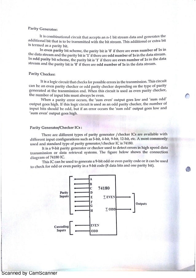 digital electronics lab manual for second year B.Tech