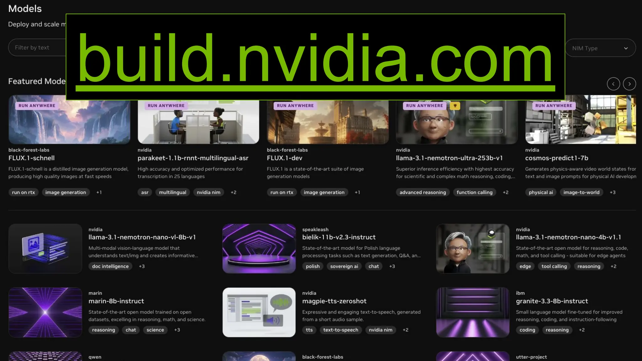 build.nvidia.com