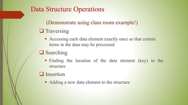 Data Structure and Algorithms | PPT