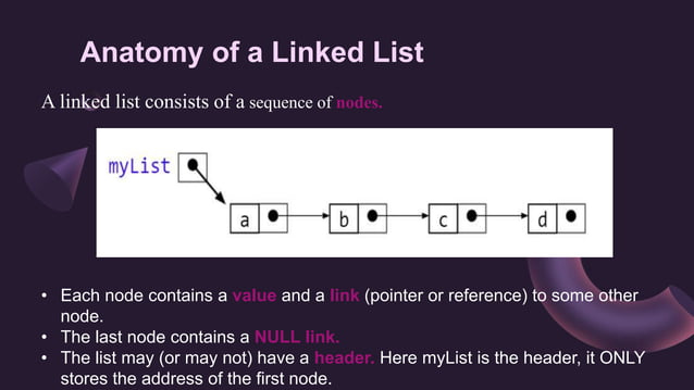 Linked list in Data Structure and Algorithm | PPTX | Programming ...