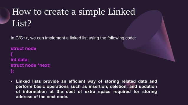 Linked list in Data Structure and Algorithm | PPT