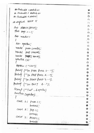 Notes for Data Structures and Algorithms | PDF