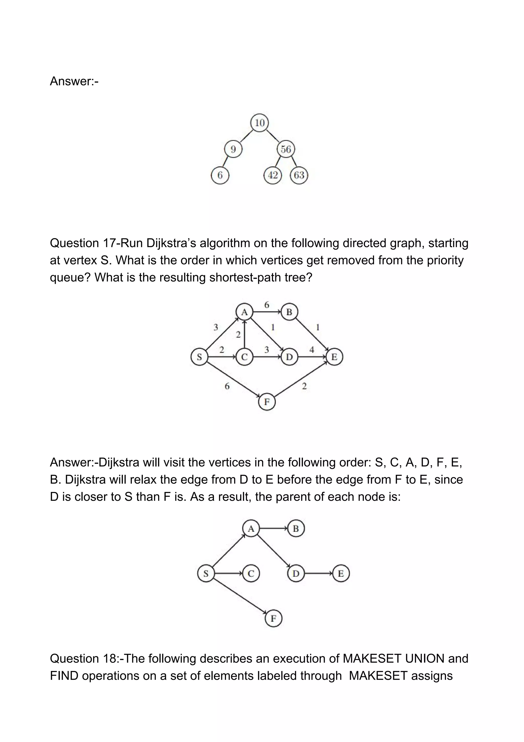 DSA (Data Structure and Algorithm) Questions | PDF