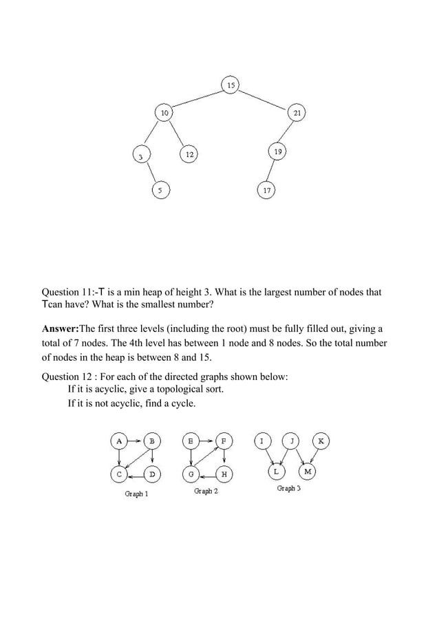 DSA (Data Structure and Algorithm) Questions | PDF | Free Download