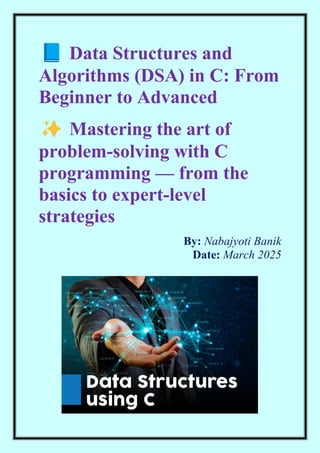 Data Structures and Algorithms (DSA) in C | PDF