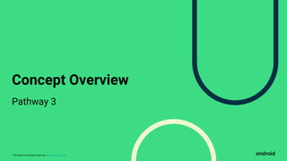 This work is licensed under the Apache 2.0 License
Concept Overview
Pathway 3
 