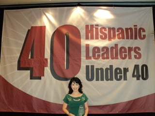 Claudia Jasso-Stevens, 40 Hispanic Leaders Under 40 Awards--Arizona