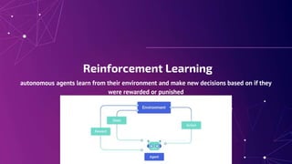 Reinforcement Learning
autonomous agents learn from their environment and make new decisions based on if they
were rewarde...