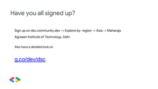 Dsc core team info session | PPTX