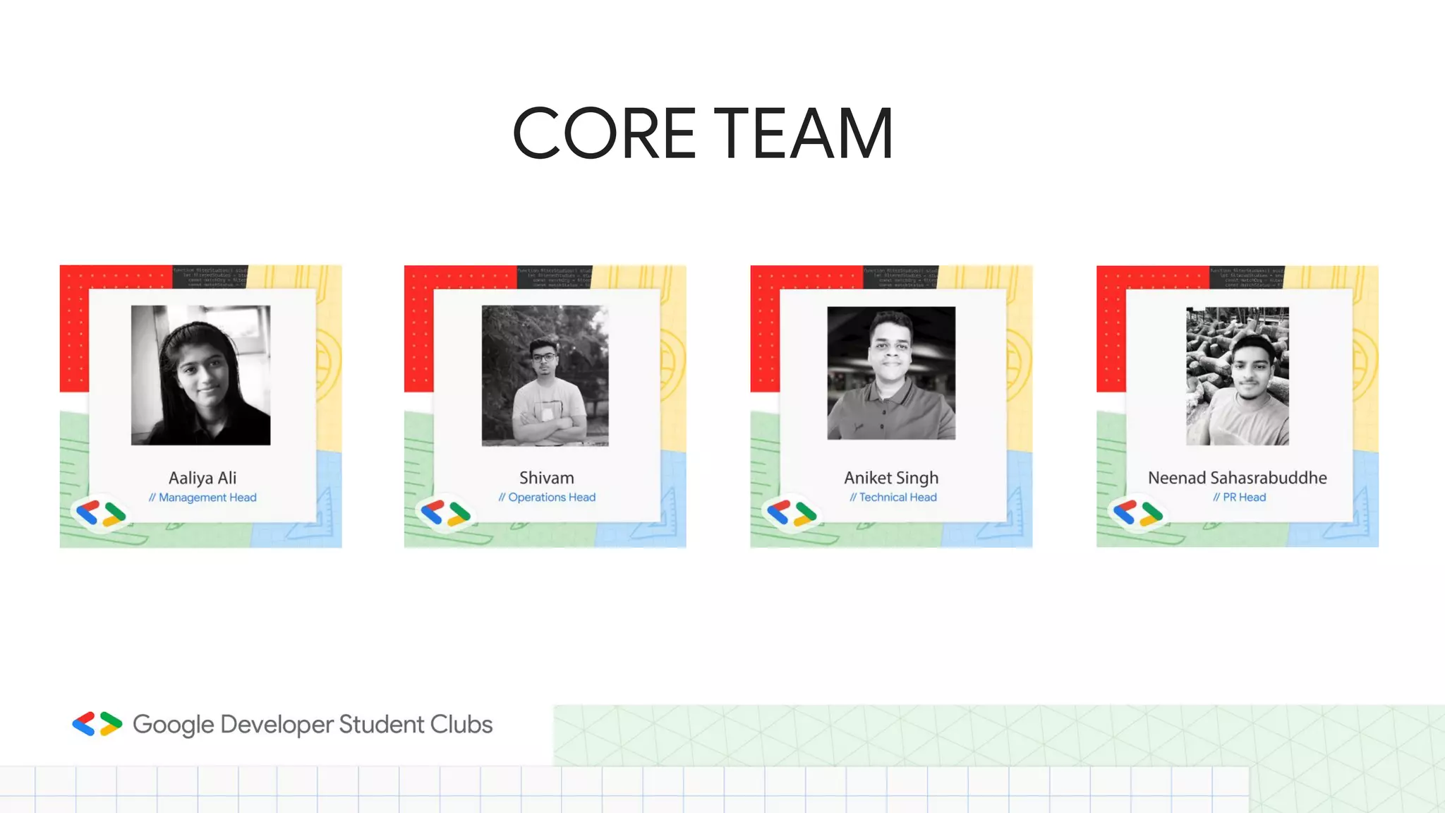 CORE TEAM
 