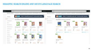 34
SEMANTIC SEARCH ENGINE AND MULTI LANGUAGE SEARCH
 