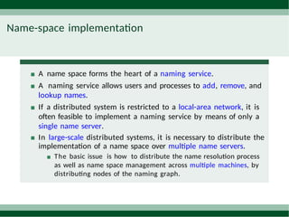 Naming Machine Comprehensive Overview of Naming Systems in Distributed Systems | PPTX