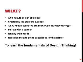 A Crash Course on the d.school Virtual Crash Course | PDF