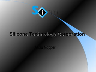 Silicone Technology Corporation Alicia Nopper 