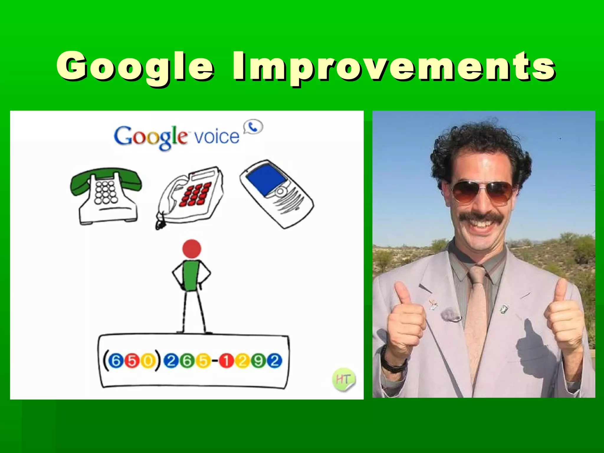 Google ImprovementsGoogle Improvements
 