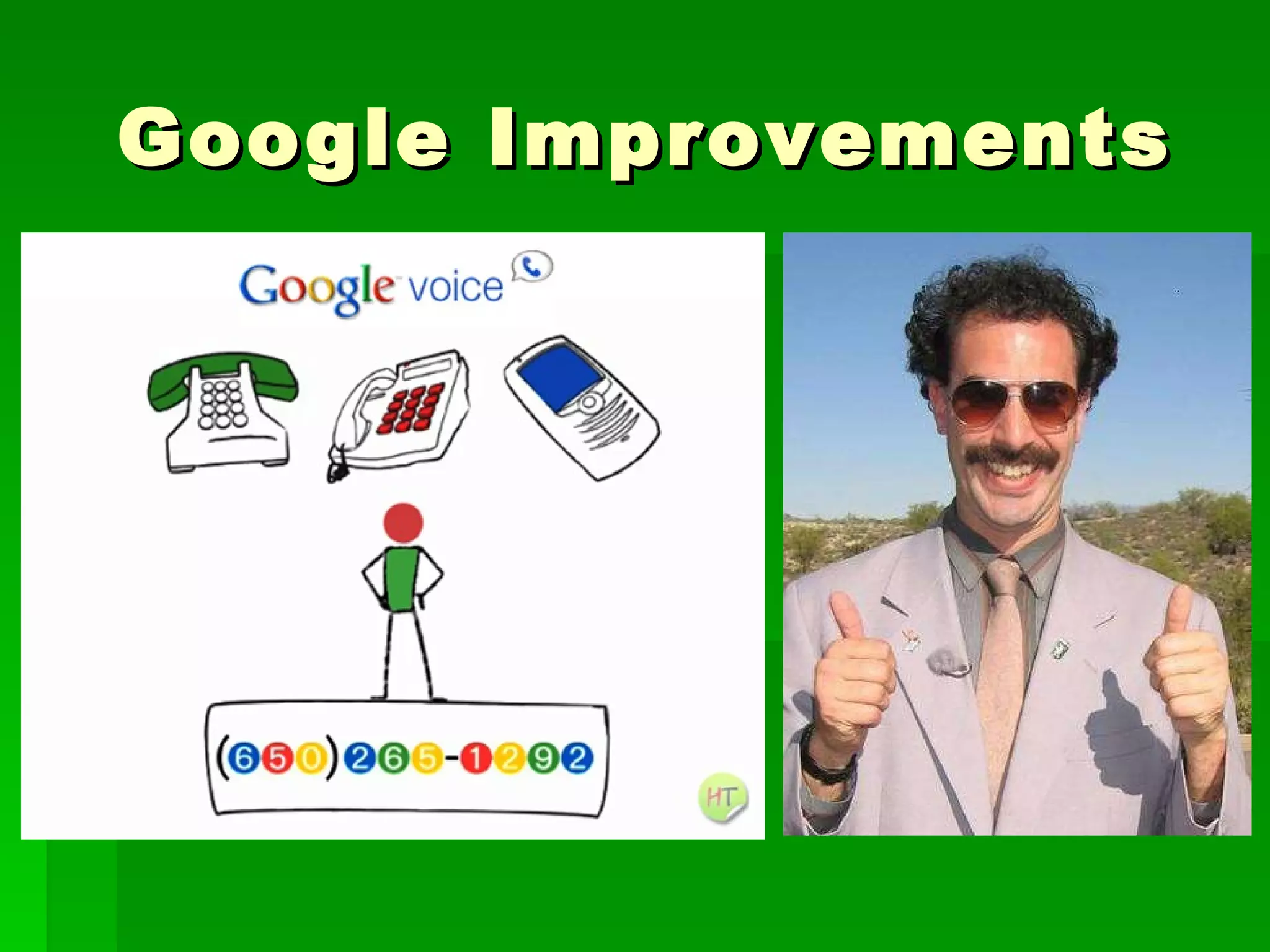 Google Improvements 