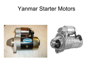 Yanmar Starter Motors 