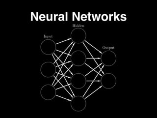 Neural Networks
 