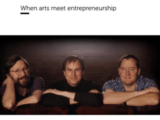 www.15marches.fr
@15marches
#LDTRA
stephane@15marches.fr
When arts meet entrepreneurship
 