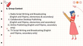 Sample R&b Script Dscpc DSCPC-2024.pptx school press conference. | PPTX