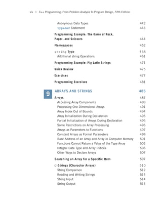Ds C+++Programming+From+Problem+Analysis+to+Program+Design+_5th+Edition ...