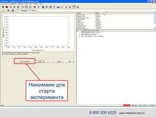 8 800 200 4225   www.intertech-corp.ru Нажимаем для старта эксперимента 
