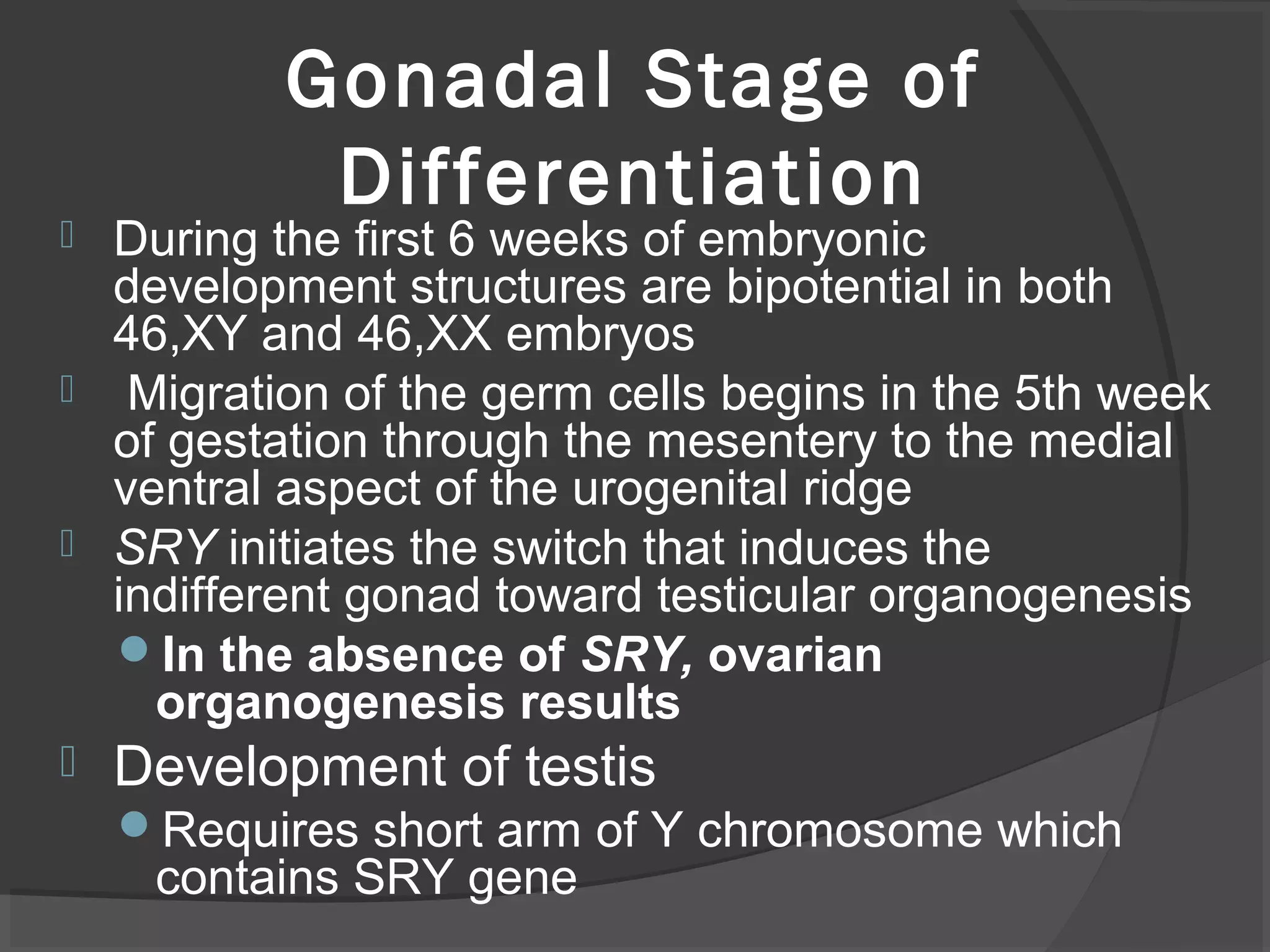 DISORDERS OF SEXUAL DEVELOPMENT | PPT