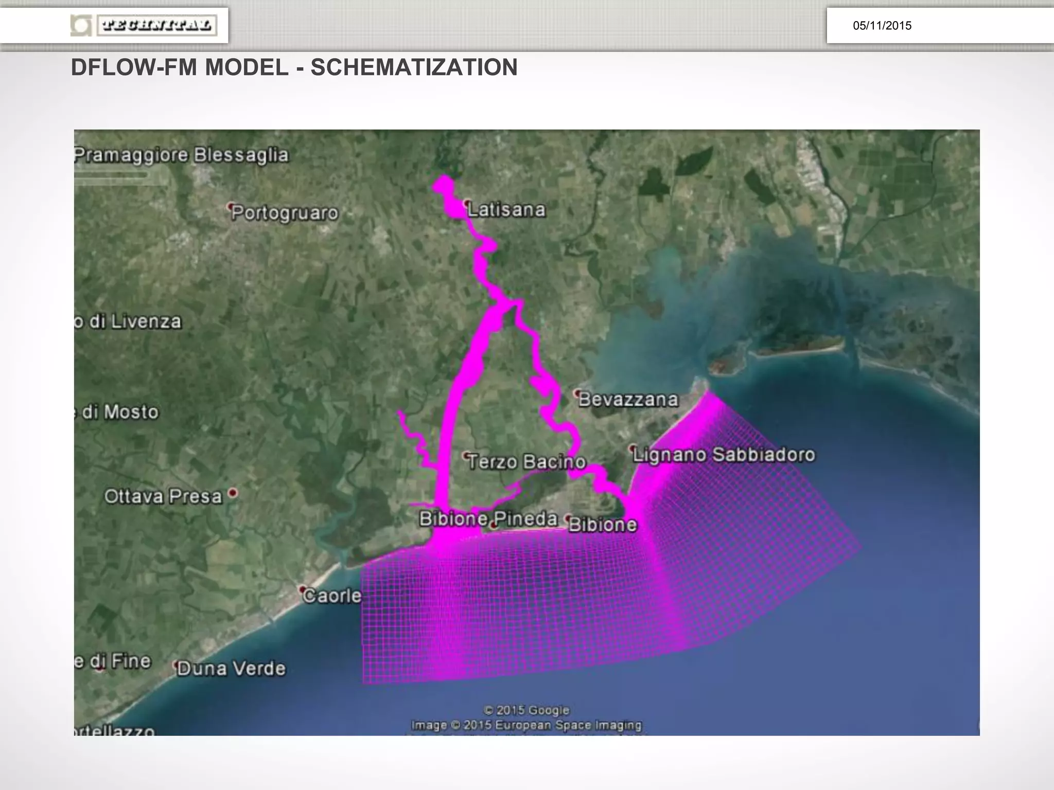 DFLOW-FM MODEL - SCHEMATIZATION
05/11/2015
 