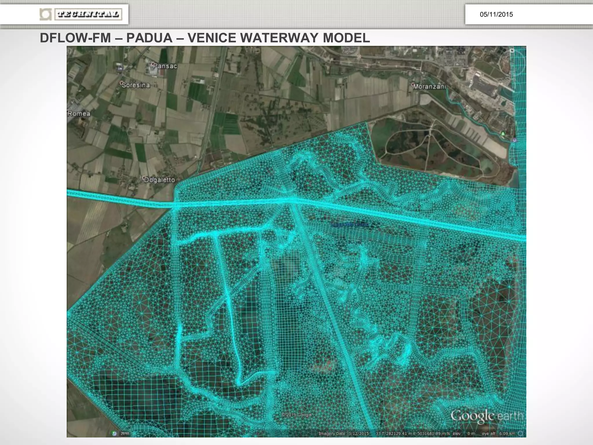 DFLOW-FM – PADUA – VENICE WATERWAY MODEL
05/11/2015
 