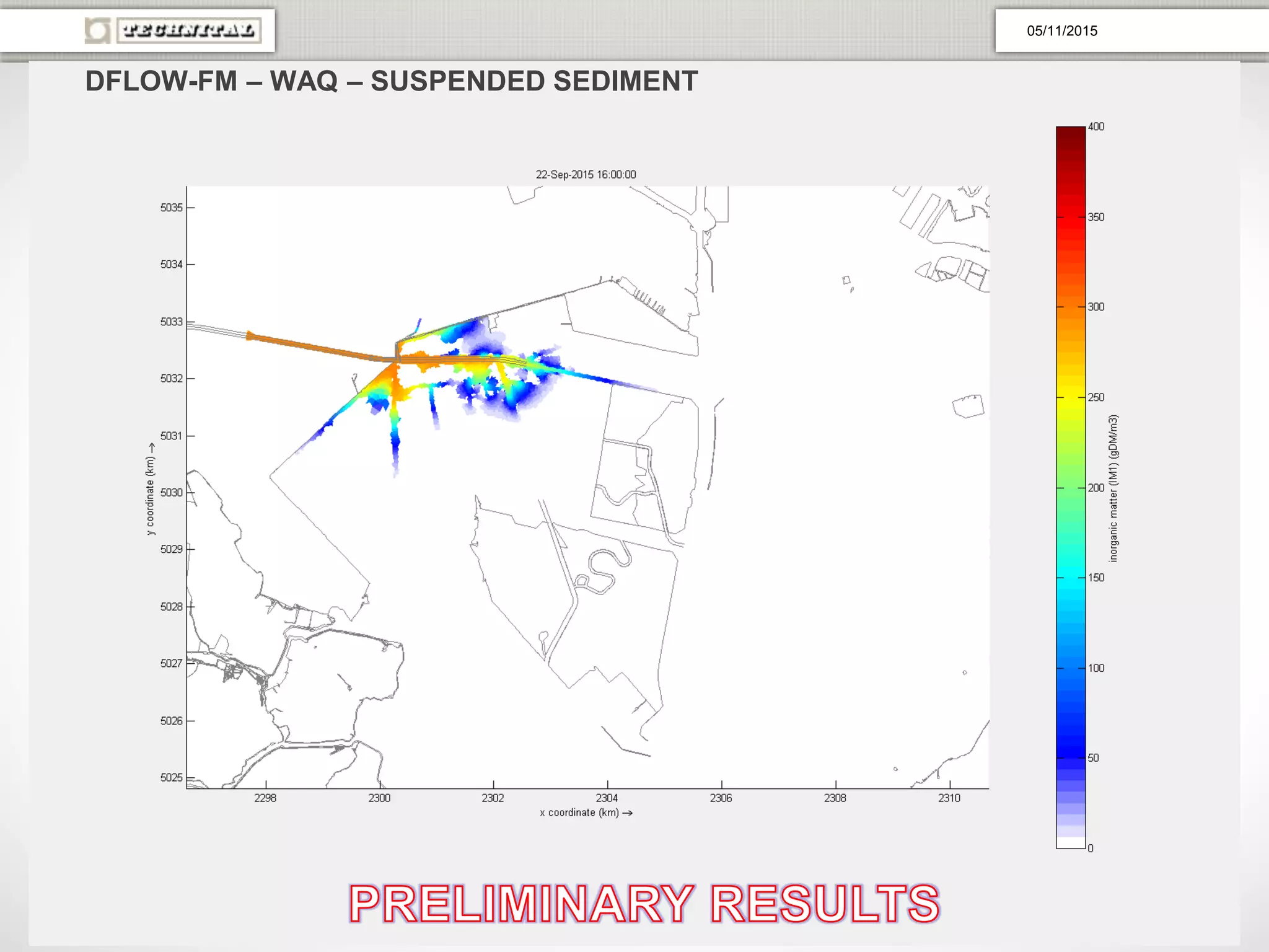 DFLOW-FM – WAQ – SUSPENDED SEDIMENT
05/11/2015
 