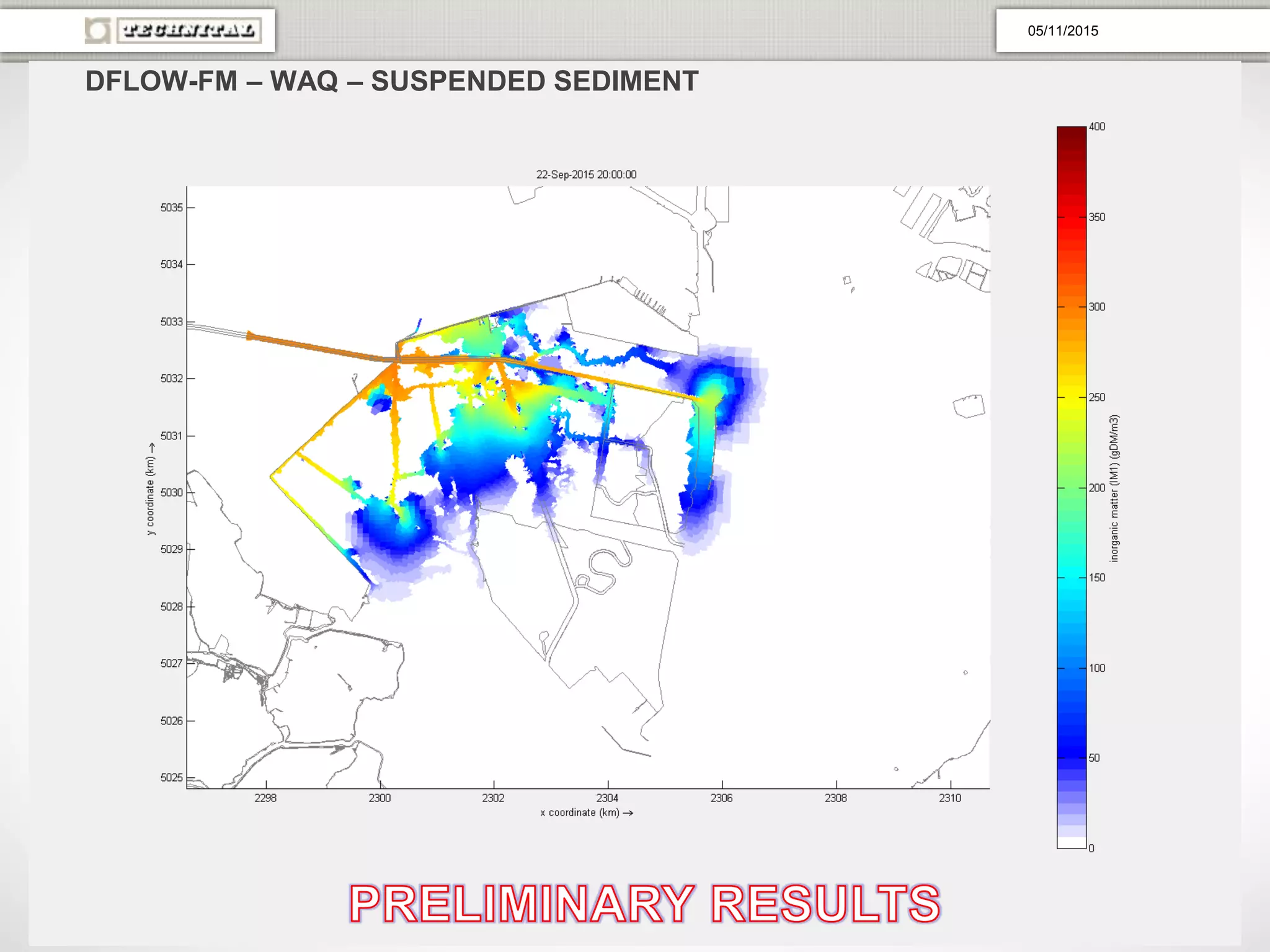 DFLOW-FM – WAQ – SUSPENDED SEDIMENT
05/11/2015
 