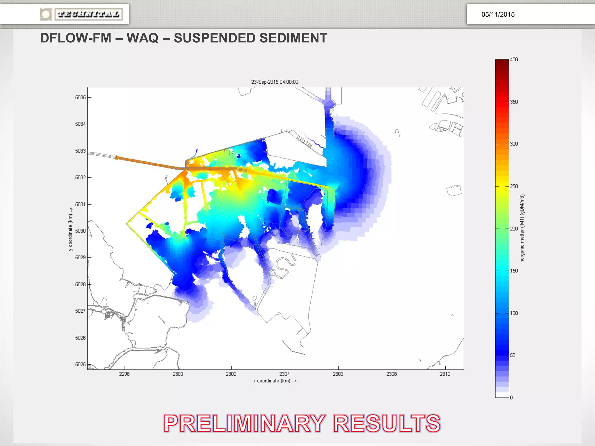 DFLOW-FM – WAQ – SUSPENDED SEDIMENT
05/11/2015
 